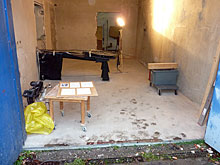 Pelletlager in ehmaliger Garage