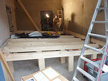 Pelletlager in ehmaliger Garage