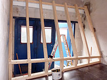 Pelletlager in ehmaliger Garage